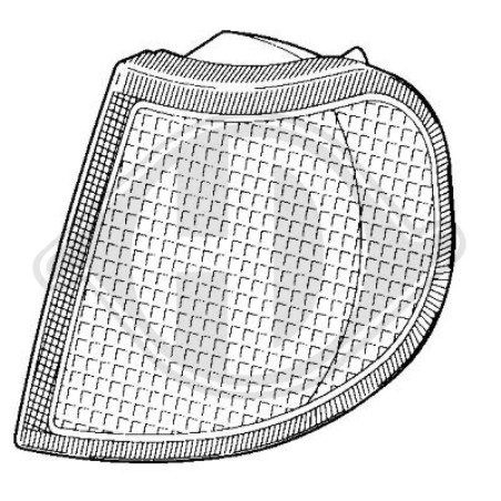 Indicatore direzione anteriore destro Skoda Felicia (Typ E) 95-98 (Cod. D-7820072)