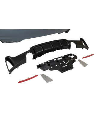 Paraurti Posteriore BMW F32 / F33 / F36 Look M Performance 2 semplici uscite (Cod. E-TCBF334)