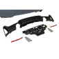 Paraurti Posteriore BMW F32 / F33 / F36 Look M Performance 2 semplici uscite (Cod. E-TCBF334)