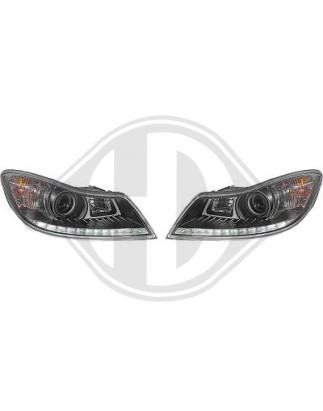 SET FARI ANTERIORI Skoda Octavia Berlina/Station wagon 08-13 (Cod. D-7831886)