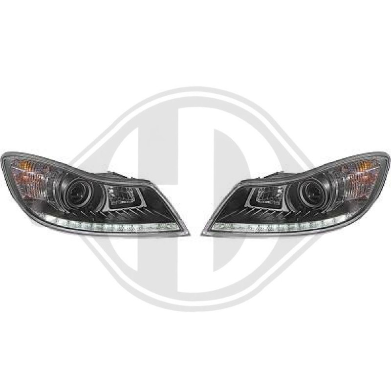 SET FARI ANTERIORI Skoda Octavia Berlina/Station wagon 08-13 (Cod. D-7831886)