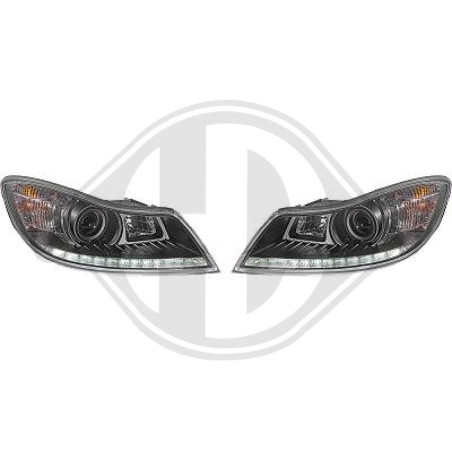 SET FARI ANTERIORI Skoda Octavia Berlina/Station wagon 08-13 (Cod. D-7831886)