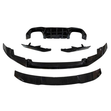 Kit Estetico BMW F87 Look M2 CS Performance Nero lucido (Cod. E-TCB4218)