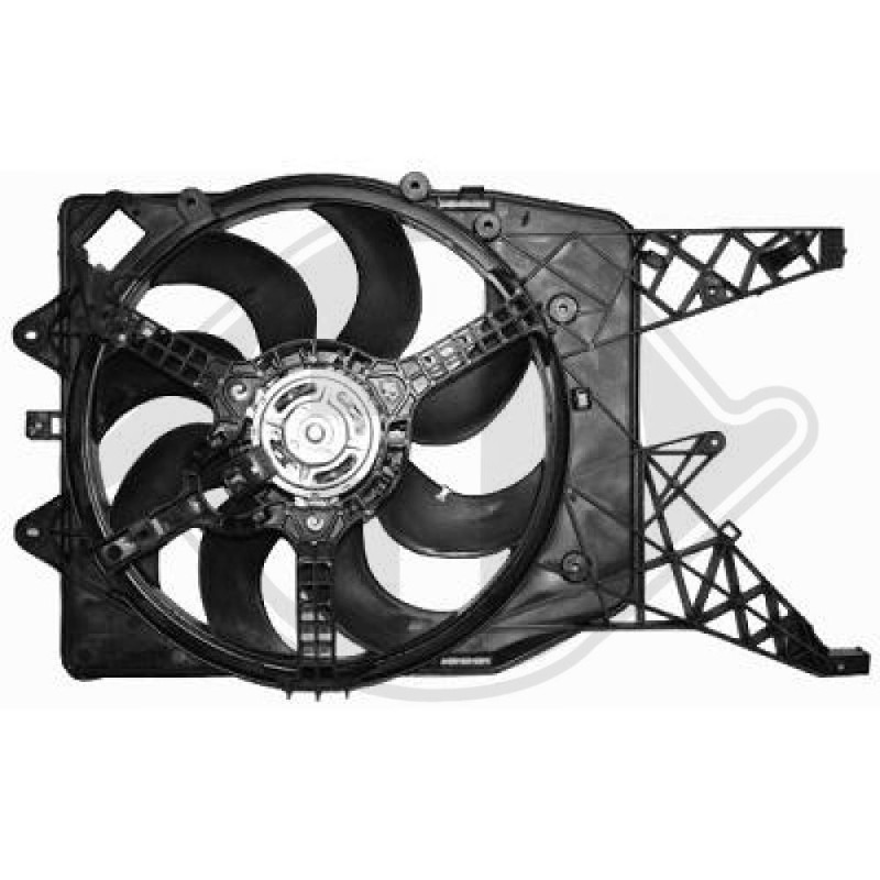 Ventola Raffreddamento motore Opel Corsa D 3/5 PORTE 06-11 (Cod. D-8181410)