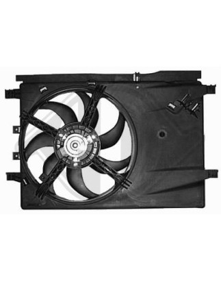 Ventola Raffreddamento motore Fiat Grande Punto 05-09 (Cod. D-8345610)