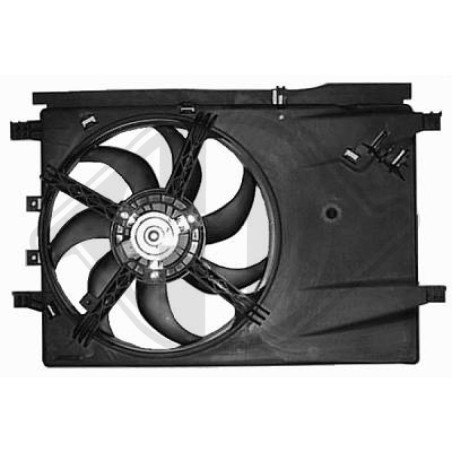 Ventola Raffreddamento motore Fiat Grande Punto 05-09 (Cod. D-8345610)