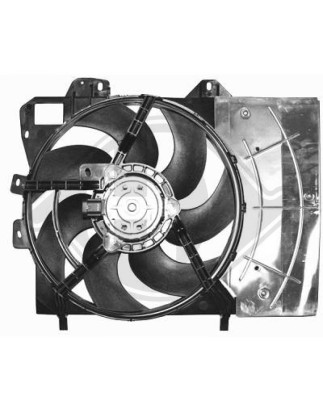 Ventola Raffreddamento motore Citroen C3 02-05 (Cod. D-8422607)