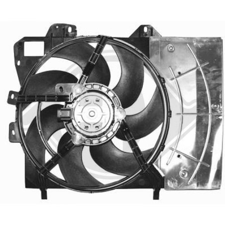 Ventola Raffreddamento motore Citroen C3 02-05 (Cod. D-8422607)