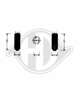 Essiccatore Climatizzatore Mitsubishi Colt 92-96 (Cod. D-8580522)