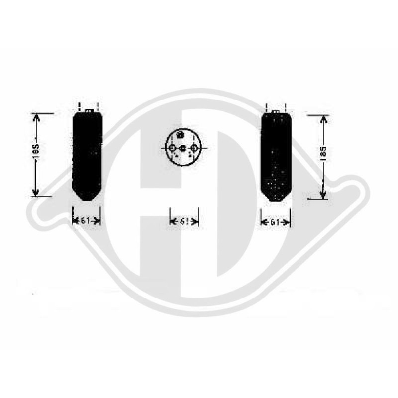 Essiccatore Climatizzatore Mitsubishi Colt 92-96 (Cod. D-8580522)