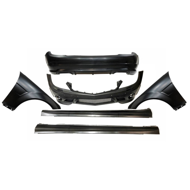 Kit Estetico Mercedes W204 Look C63 2007-2010 ABS (Cod. E-TCM0022002300280366)