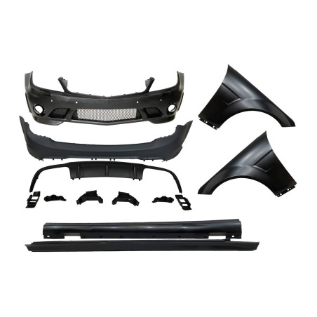 Kit Estetico Mercedes W204 SW Look C63 2007-2010 ABS (Cod. E-TCM0022010001020366)