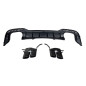 Diffusore Posteriore Audi A4 2020+ Sedan/ Avant Look RS4 Black (Cod. E-TCA0351)
