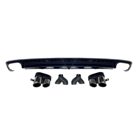 Diffusore Posteriore Audi A6 / A6 Avant C8 Look S6 (Cod. E-TCA0285)