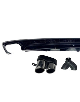 Diffusore Posteriore Audi A6 / A6 Avant C8 Look S6 (Cod. E-TCA0285)