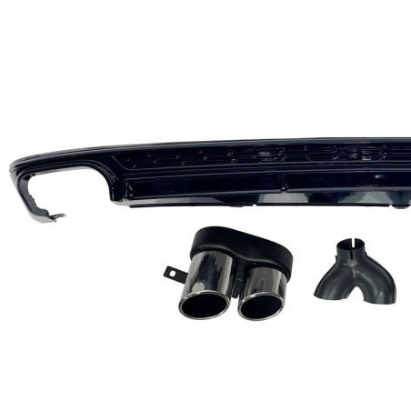 Diffusore Posteriore Audi A6 / A6 Avant C8 Look S6 (Cod. E-TCA0285)