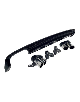 Diffusore Posteriore Audi A6 / A6 Avant C8 Look S6 (Cod. E-TCA0285)