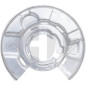 Lamiera paraspruzzi Disco freno  Assale posteriore destra BMW serie 1 (F20/F21) 11-15 (Cod. D-912401