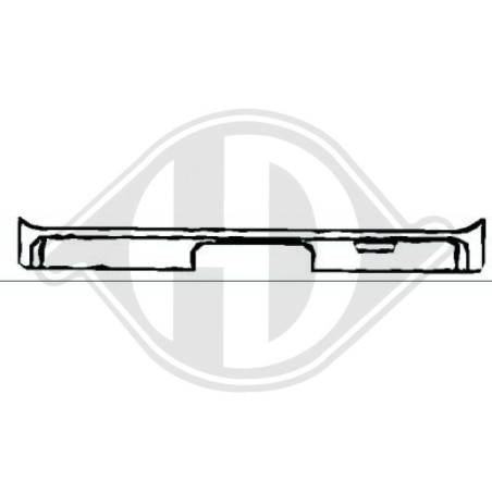 Pannello posteriore Mercedes 207D-410 77-95 (Cod. D-9138460)