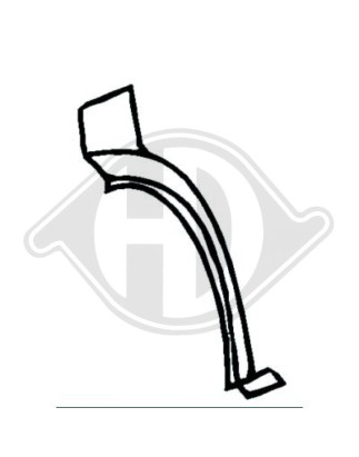 Parafango anteriore destro Ford Transit 86-91 (Cod. D-9222132)