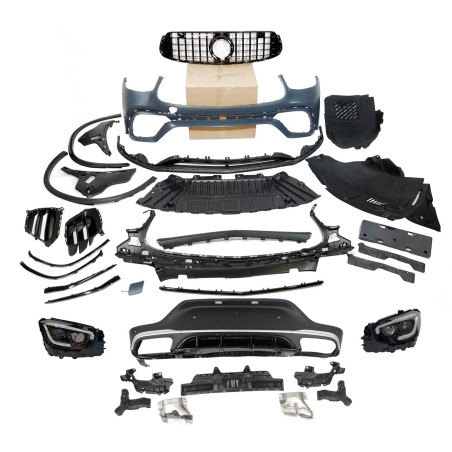 Kit Estetico Mercedes GLC X253 COUPE 2016-2019 Look 2020 GLC63 (Cod. E-TCM03143955035)