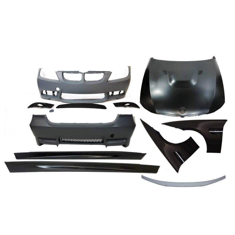 Kit Estetico BMW E90 05-08 Look M3 Parafanghi Look M5 ABS (Cod. E-TCB61576116613590056274SP66066)