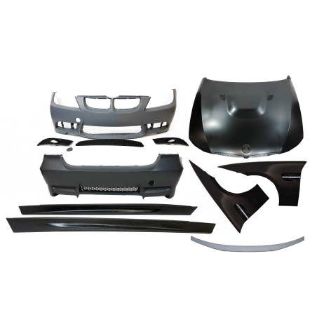 Kit Estetico BMW E90 05-08 Look M3 Parafanghi Look M5 ABS (Cod. E-TCB61576116613590056274SP66066)