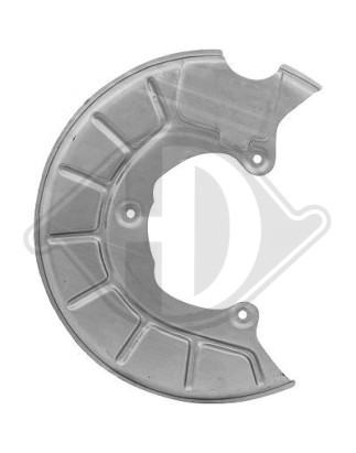 Lamiera paraspruzzi Disco freno  Assale anteriore sinistra Audi A1 10-15 (Cod. D-9453051)