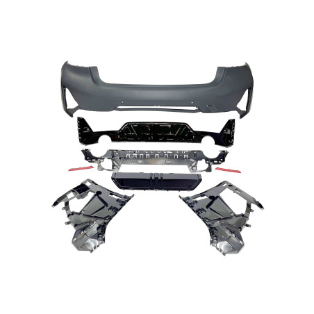 Paraurti Posteriore BMW G20 LCI 2023+ look M-Performance Nero lucido (Cod. E-TCBG243)