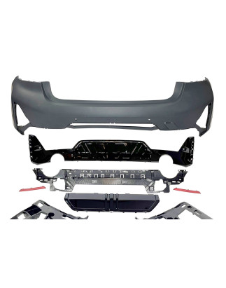 Paraurti Posteriore BMW G20 LCI 2023+ look M-Performance Nero lucido (Cod. E-TCBG243)