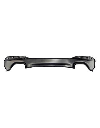 Diffusore Posteriore BMW G30 / G31 Look M-Tech Grigio lucido 2 Scarico (Cod. E-TCB1064)