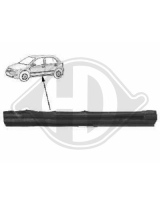 Lamiera ingresso abitacolo  destra Skoda Fabia3/4/5 porte/Station wagon 04-07 (Cod. D-9690042)