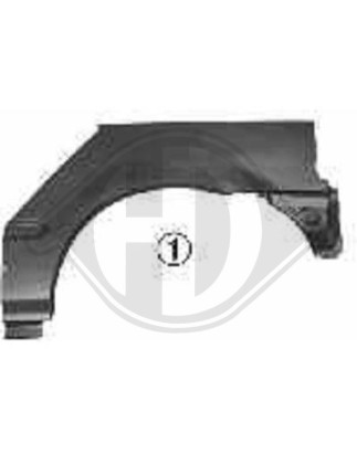 Sponda laterale posteriore destra Honda Civic 99-01 3+4 porte (Cod. D-9868332)