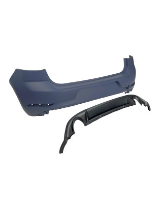 Paraurti Posteriore Volkswagen Golf 7 Look 7.5 GTI 2 Scarico ABS (Cod. E-TCW5227)