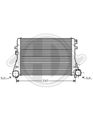 Intercooler Audi A3 03-05 (Cod. D-DCA1001)