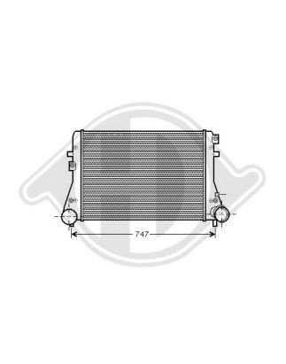 Intercooler Audi A3 Berl./Sportb./Cabrio 08-12 (Cod. D-DCA1009)