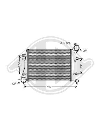 Intercooler Audi A3 03-05 (Cod. D-DCA1019)