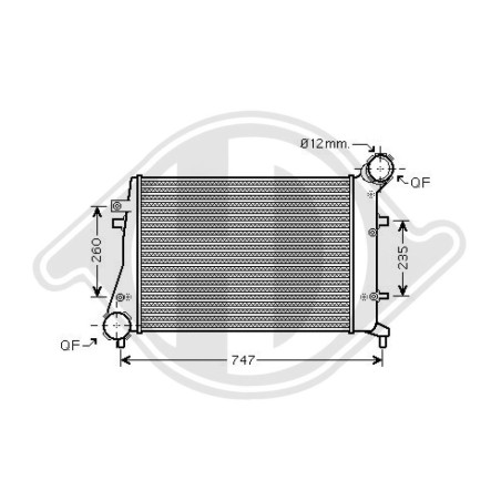 Intercooler Audi A3 03-05 (Cod. D-DCA1019)