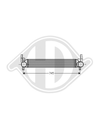 Intercooler Audi A1 10-15 (Cod. D-DCA1020)