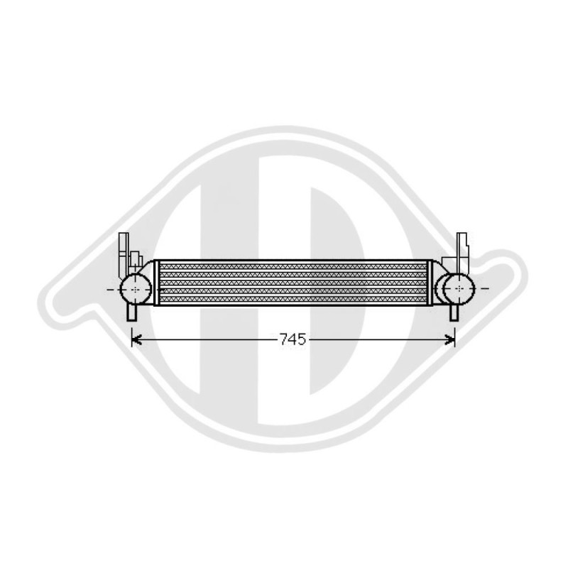 Intercooler Audi A1 10-15 (Cod. D-DCA1020)