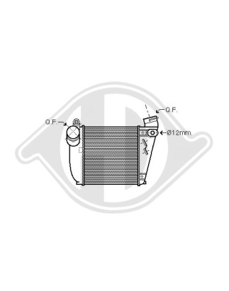 Intercooler Audi A3 00-03 (Cod. D-DCA1038)