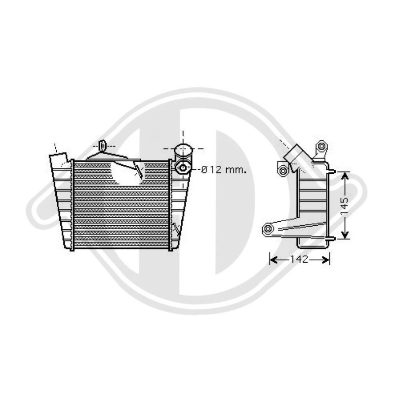 Intercooler Seat Ibiza/Cordoba 02-05 (Cod. D-DCA1046)