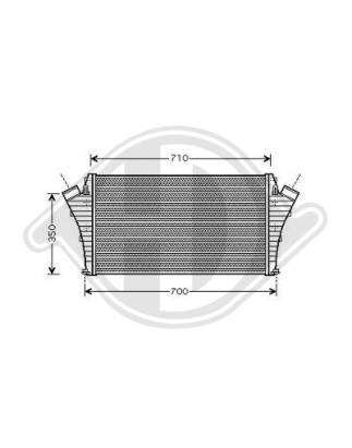 Intercooler Opel Signum 03-05 (Cod. D-DCA1073)