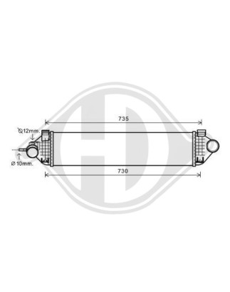 Intercooler Ford C-Max 10-15 (Cod. D-DCA1112)