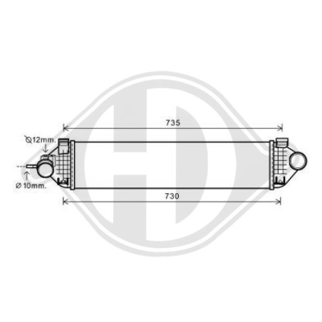 Intercooler Ford C-Max 10-15 (Cod. D-DCA1112)