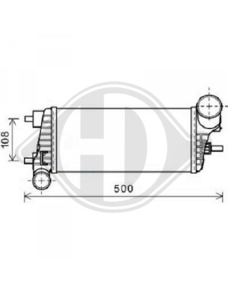 Intercooler Ford Focus IV Berl./Station wagon (CB8) 11-14 (Cod. D-DCA1116)