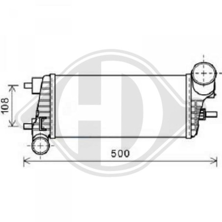 Intercooler Ford Focus IV Berl./Station wagon (CB8) 11-14 (Cod. D-DCA1116)