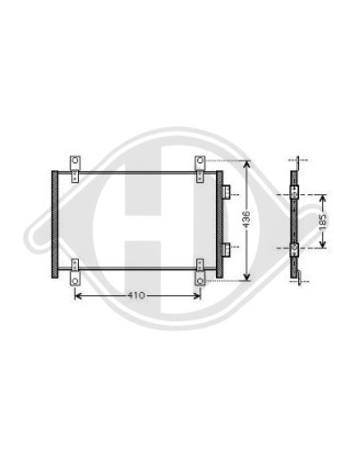 Condensatore Climatizzatore Citroen Jumper 02-06 (Cod. D-DCC1157)