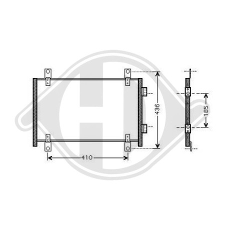 Condensatore Climatizzatore Citroen Jumper 02-06 (Cod. D-DCC1157)