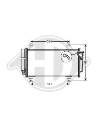 Condensatore Climatizzatore Mazda 6 Berl./Station wagon 07-12 (Cod. D-DCC1234)